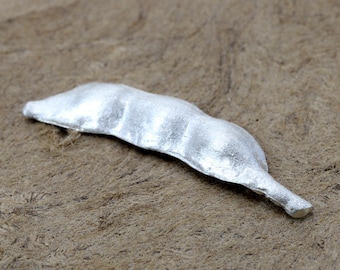 Sterling Silver Soybean Tie Tack - Agriculture Lapel Pin