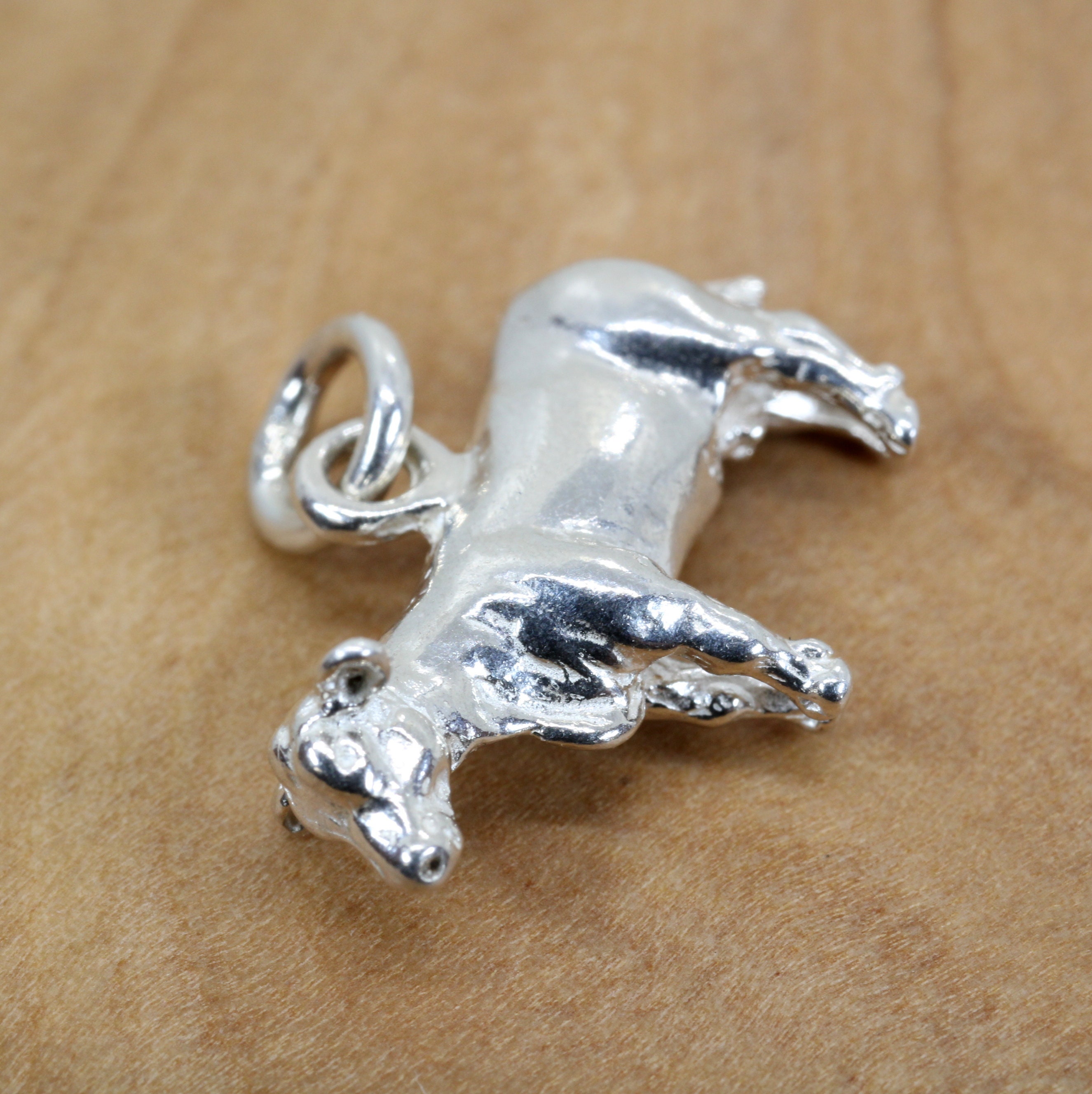 YAFEINI Ciondolo Mucca In Argento 925 Con Farfalla - Gioiello Originale Per Donne - Regalo Compleanno O Festa Della Mamma
