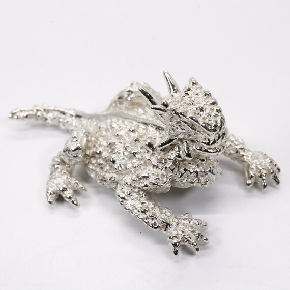 925刻印　銀製ラマ置物　478g チヒカト　東さ8-0426☆2F Sterling Silver Horned Toad Pin: Hand Carved Texas Frog Brooch - Etsy