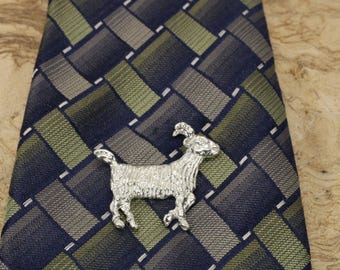G.O.A.T. Tie Tack made in Sterling Silver: Greatest of all time Gift