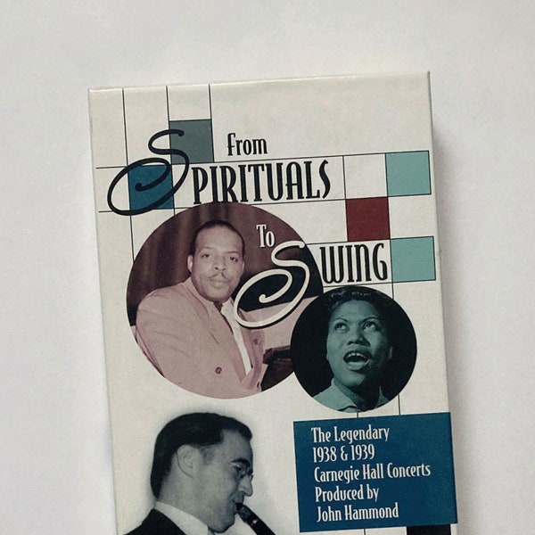 Vintage Spirituals to Swing Boxed Set, Carnegie Hall Concerts 1938-39, 3 CDs, 2 Brochures, Piano Blues Jazz Swing Music, Ltd Edition, 1999