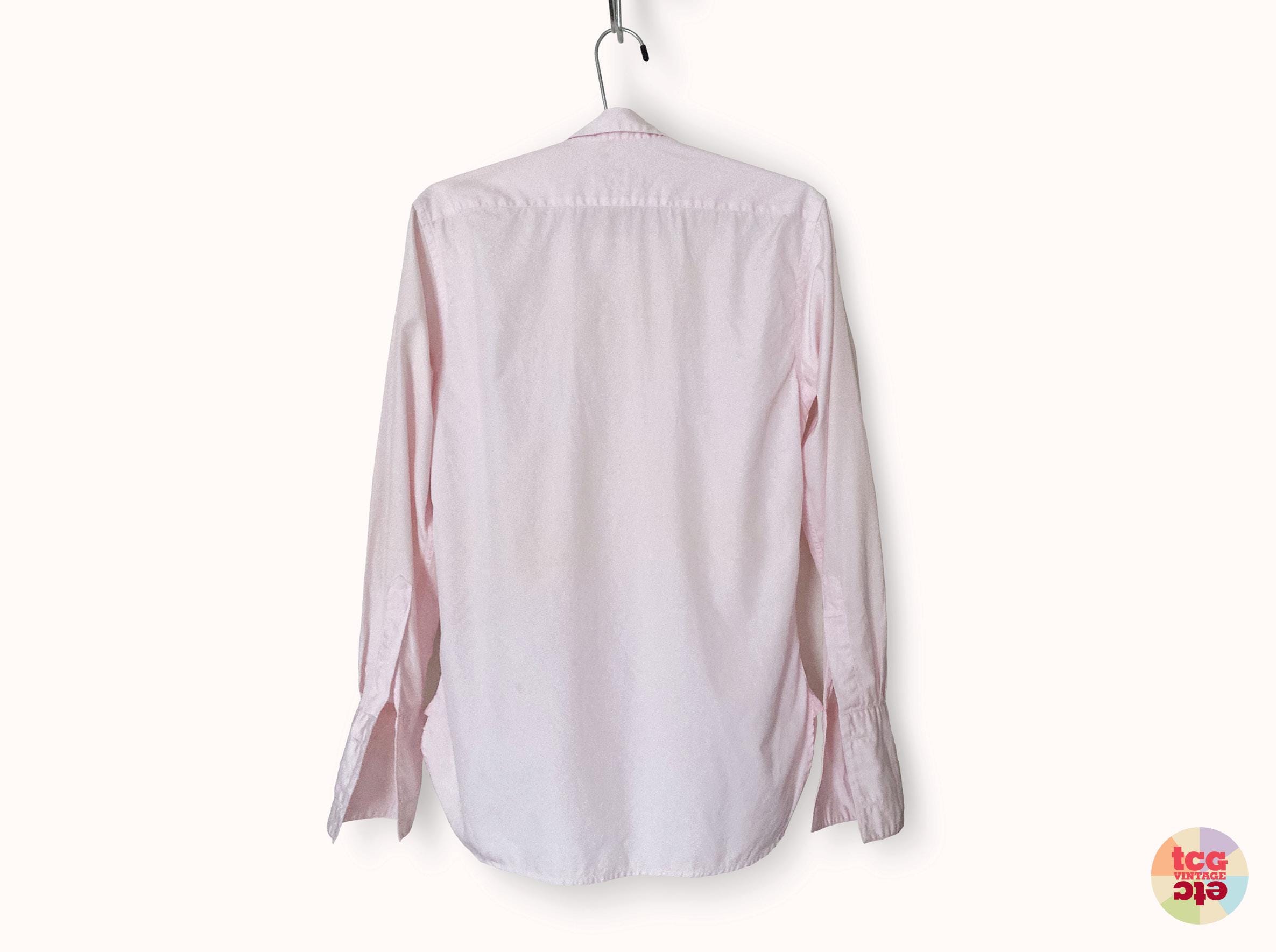 Vintage Thomas Pink Women's Dress Shirt: Cotton French Cuffs, US8, Made in  Ireland, Used - Etsy