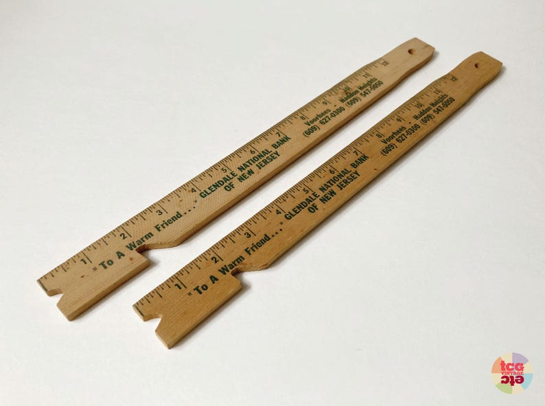 Mabi Cooking Ruler Vintage Wooden Hot Stick & Ruler Set 1970s Measuring Tools + Oven ...