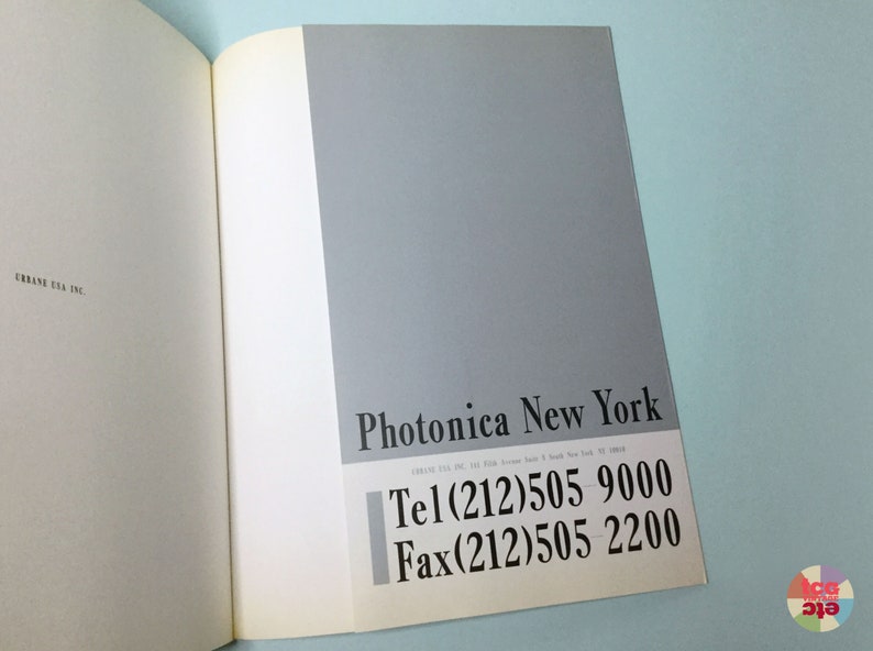 1990 Photonica No. 1 Catalog, First US Edition, Japanese Stock Photography, Designers Photographers, Creative Inspiration, Rare, Vintage image 9