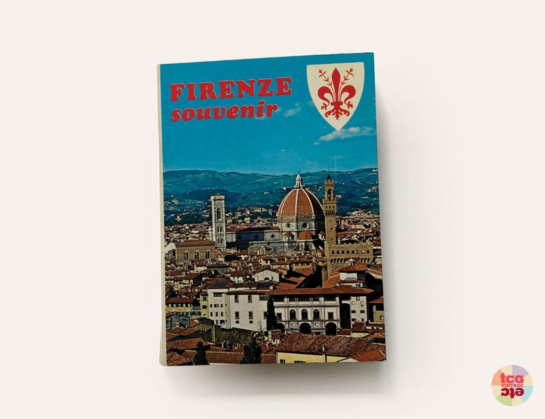 1960s Florence Pocket Picture Book, Vedute Views Di Firenze, Travel Souvenir, Florence Landmarks, Midcentury Italy, Collectible, Vintage image 2