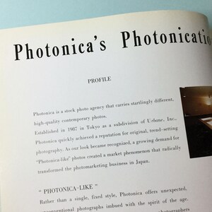 1990 Photonica No. 1 Catalog, First US Edition, Japanese Stock Photography, Designers Photographers, Creative Inspiration, Rare, Vintage image 6