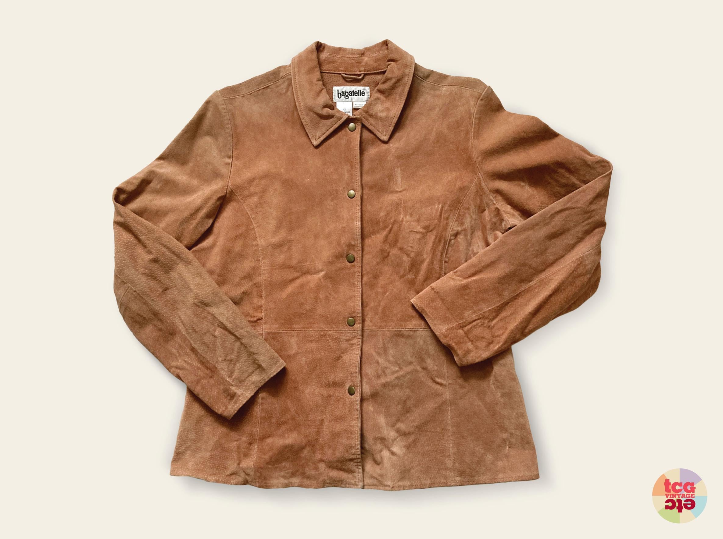 Rust Suede Jacket - Etsy