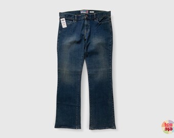 Vintage FCUK Boot Cut Blue Denim Jeans/faded French Connection