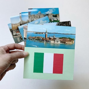1980s Italy Postcard Set: Vintage Travel Souvenirs