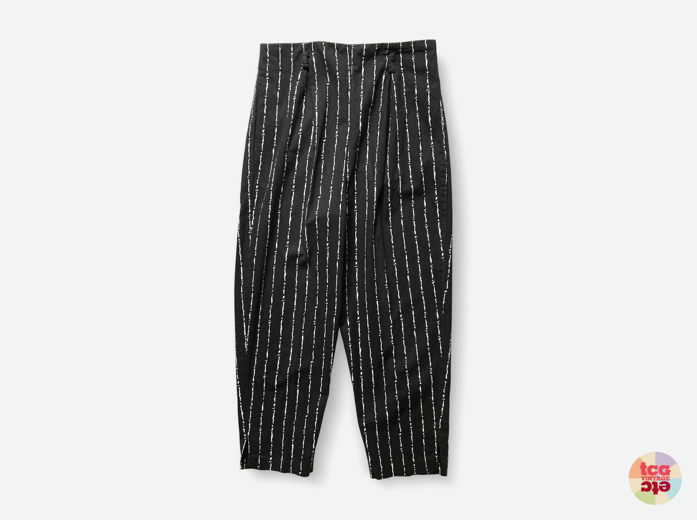 80s Striped Pants - Etsy