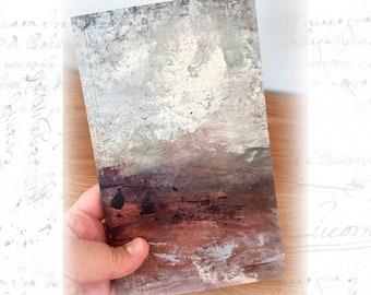 Serene Landscape Journal: Fine Art Velvet Cover, Ruled Pages
