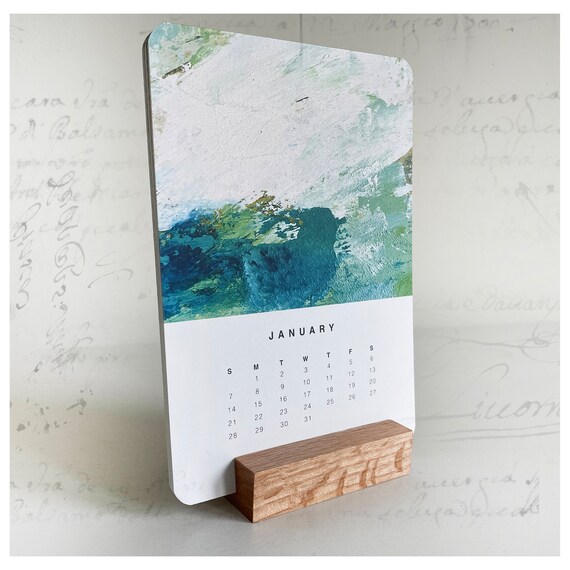 art-calendars-for-2024-abstract-landscape-calendars-desk-calendars-2024-etsy