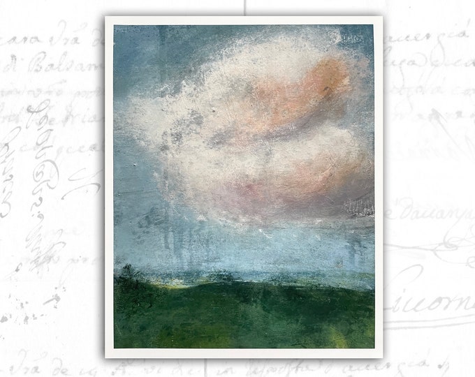 Fine Art Print of Cloud Painting, Unframed Prints of Original Paintings