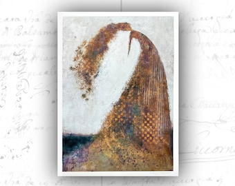 Female Figure Giclée Print, Original Painting Fine Art, Sun Glory Woman (10" x 14")