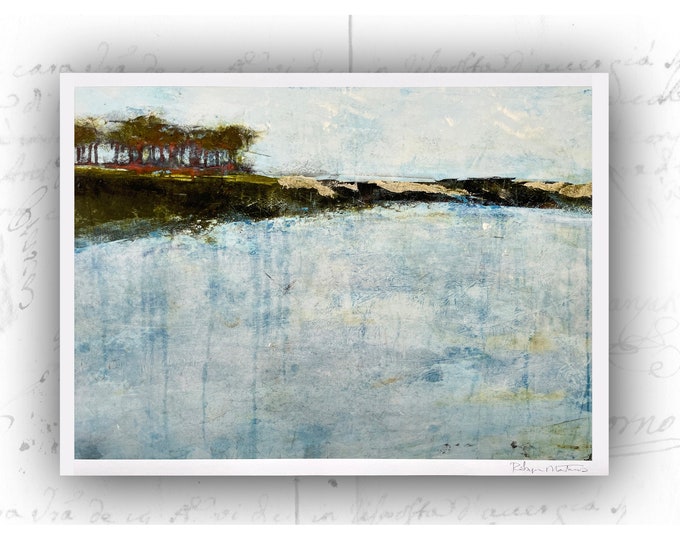 Art Print Beach Print, Giclée Print of Western Lake, Florida Beach Print, Unframed Fine Art Print