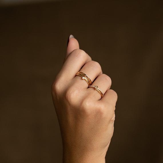 Women's ring, zircon sparkling diamond ring with beautiful romantic jewelry  gift,Zirconia Decorative Flower Ring 