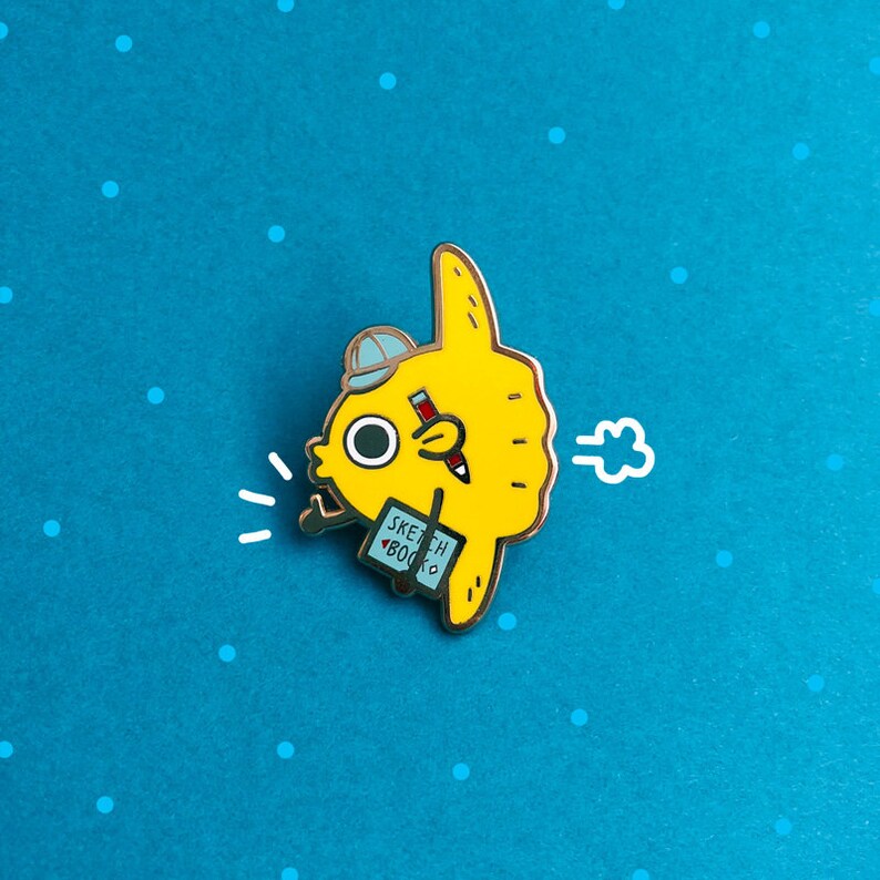 This Is Fine starvingartstudent  Hard Enamel Pin image 0