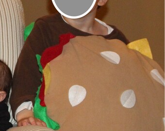 hamburger baby costume