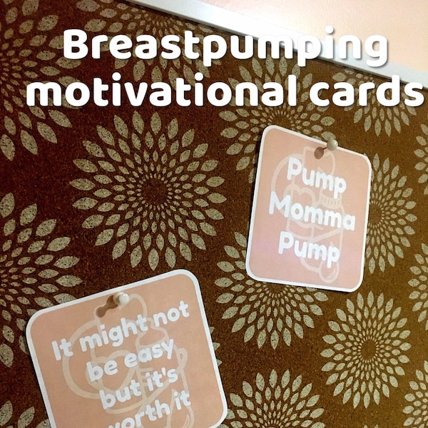 Breastpumping Motivational Cards: Printable PDFs