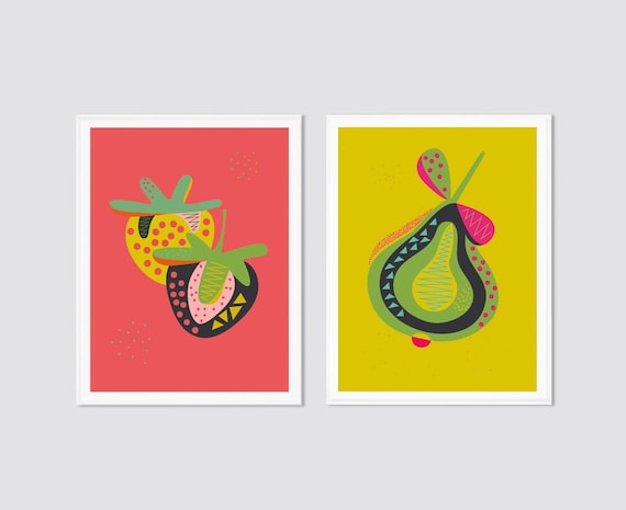 Autumn Pomegranate Vintage Art Print Poster A1 A2 A3 A4 A5