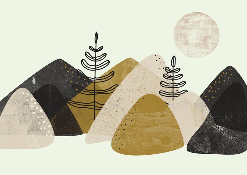 Horizontal Print Horizontal Poster Horizontal Art Large Etsy