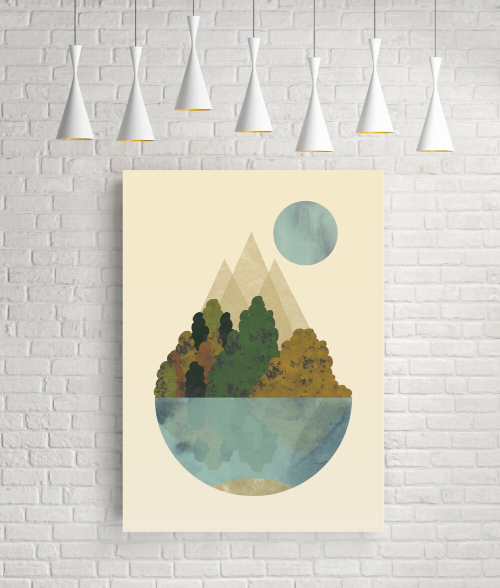 Wall art abstract wall art minimalist art home decor wall | Etsy