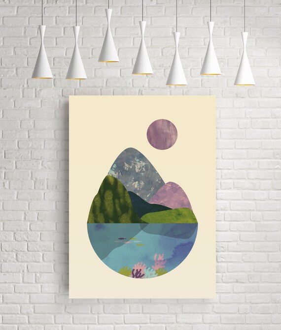 Modern wall art fine art prints contemporary wall art | Etsy