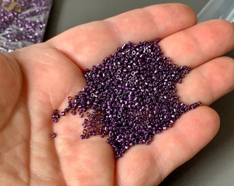 Gorgeous violet purple and very precise Miyuki Delicas!