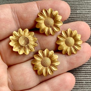 RARE and highly desirable vintage gilt plated Miriam Haskell stampings! Custom made for their designs. Sold per pair. SKU 05814
