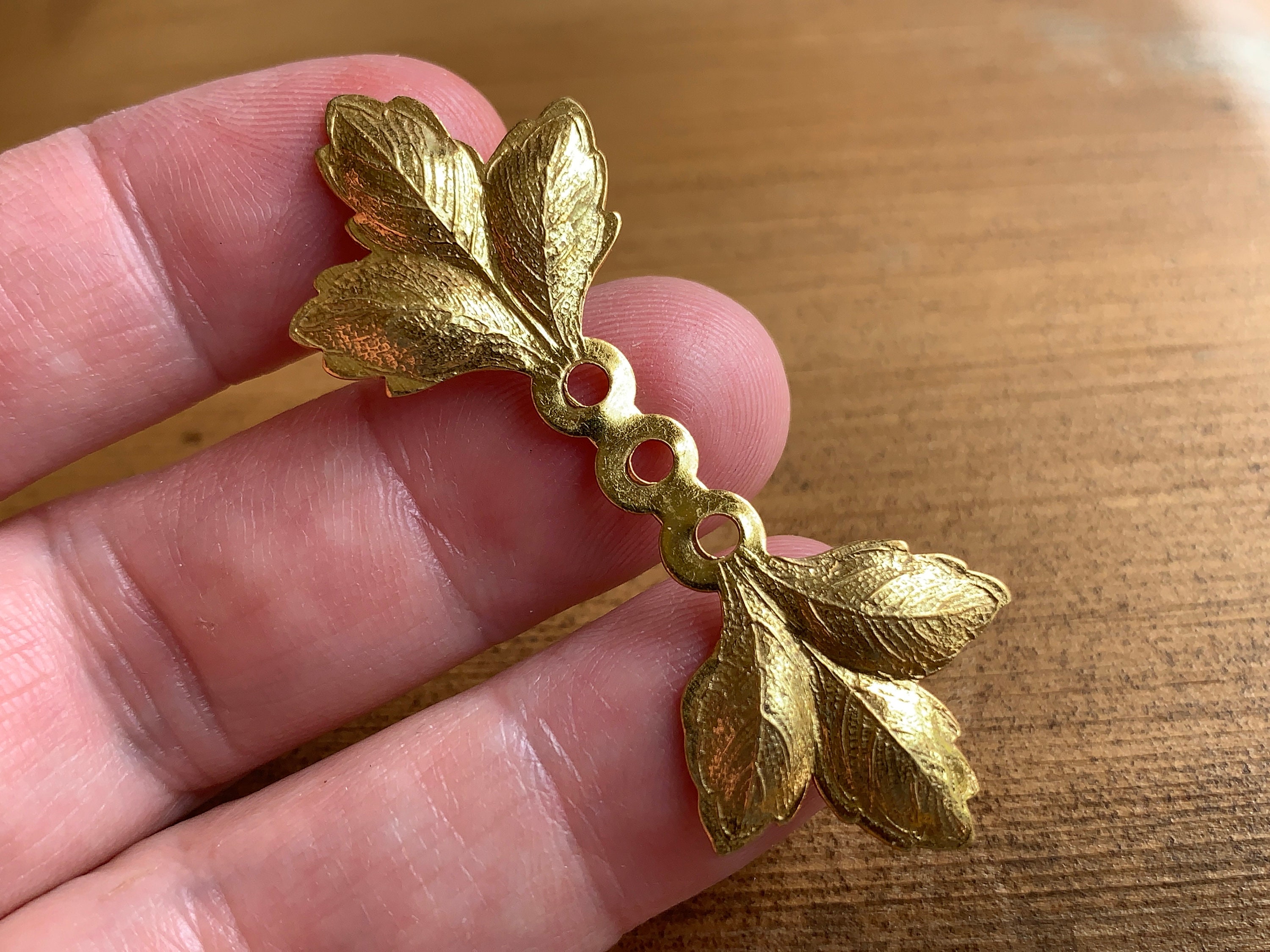 Preciosos componentes de latón chapado en oro! ¡Infinidad de