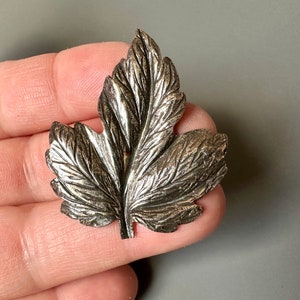 Gorgeous large leaf stamping from the Miriam Haskell estate!