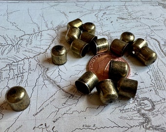 Lovely brass ox finished bead cones/caps/end pieces!