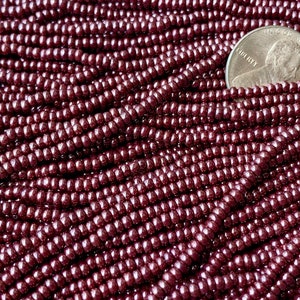 Beautiful contemporary Czech seeds!!! Beautiful, deep color!