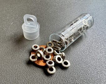 Metall Spacer Perlen. Verkauft pro Röhre mit 50 Perlen. SKU 03931