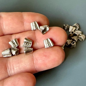 Custom designed, produced and plated in Rhode Island!! Ingenious bead caps/cones/components! Sold per ten pieces. SKU 03111