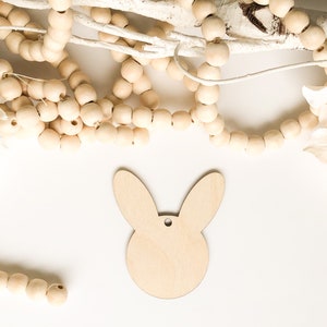 Laser Cut File SVG Digital File Easter Bunny Tag Easter Basket Tag Svg