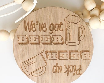 Laser Cut Beer & Wine Magnet SVG File (Digital Download)