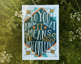 Do You Know What It Means...? 4x6 postcard matte