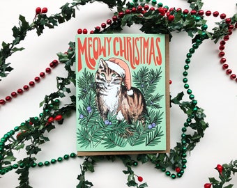 Meowy Christmas Card