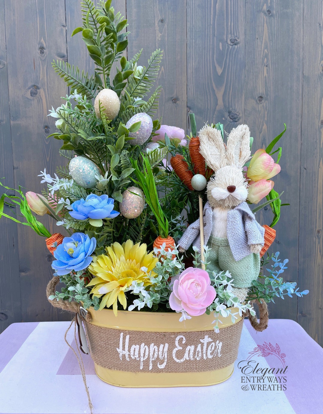 Peter Rabbit Centerpiece, Peter Cottontail Easter Centerpiece, Easter ...