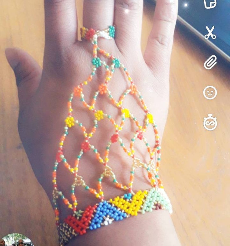 Zulu beaded hand piece.