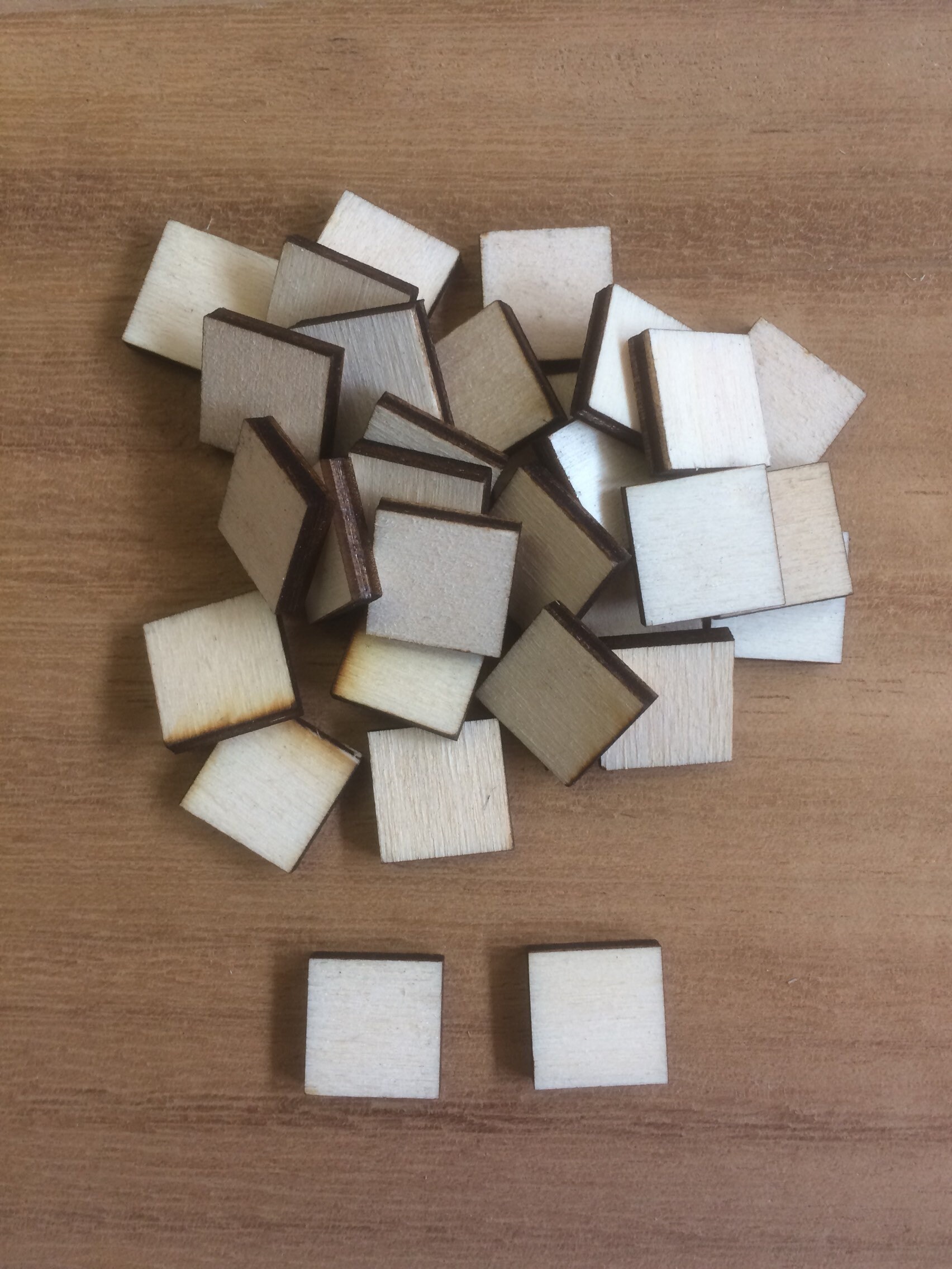 Small Birch Squares Pack Of 30 Size 12 Mm X 3 Small Birch Squares Pack Of 30 Size 12 Mm X 3 Unfinished Wooden S Booking Model Making Card Crafting