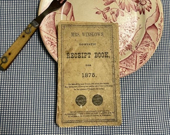 DIGITALE - Registro delle ricevute domestiche della signora Winslow del 1875