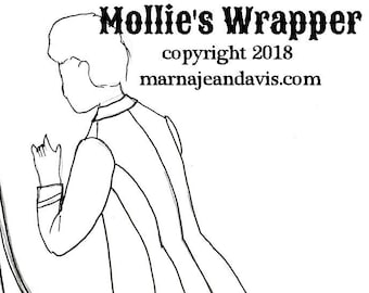 Mollie's Wrapper Pattern- 1880's day dress for teen girls Sewing Pattern