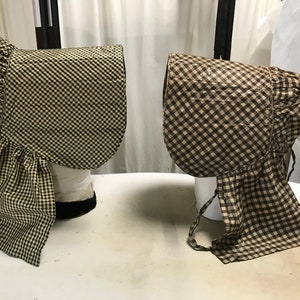 1830s-1840s Slat Bonnet Pattern