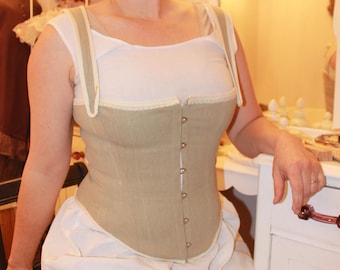 Late Victorian Corded Corset Pattern