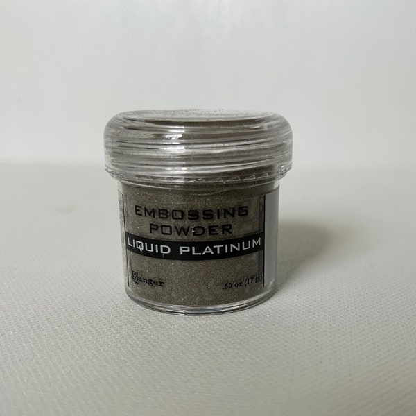 USED/Almost Full Ranger Embossing Powder (Liquid Platinum)