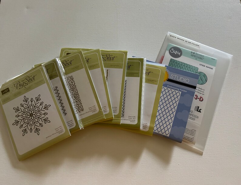 Sizzix Embossing Folders Etsy
