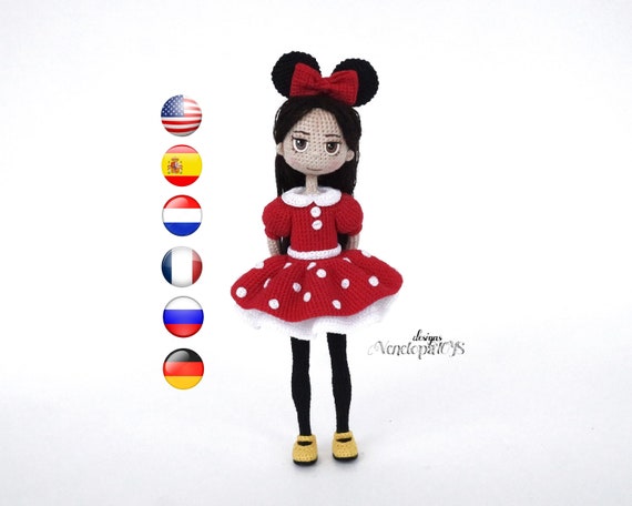 crochet minnie mouse doll