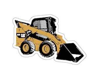 Skid steer loader 262D Construction Equipment - Kiss-Cut Stickers